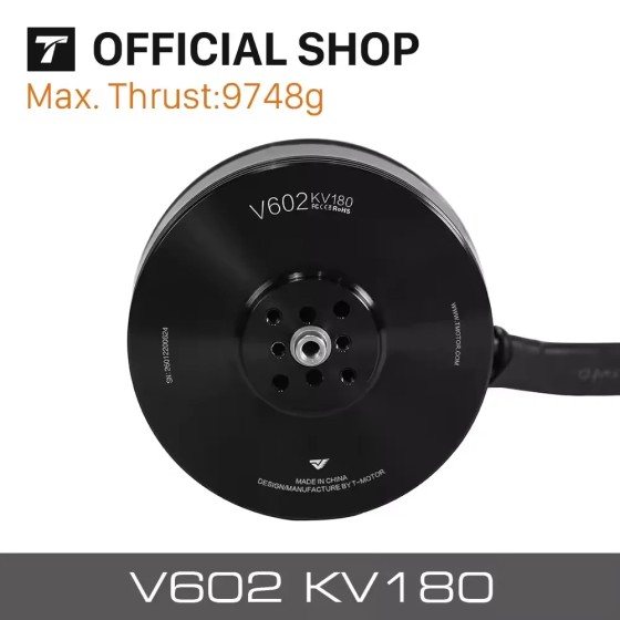 Gran oferta, motores de control remoto para coches, Go Karts, aviones, aviones, drones de carga pesada, VTOL, V602, KV180, 42-52V, 2 unidades